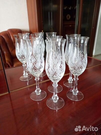 Хрустальные фужеры СССР