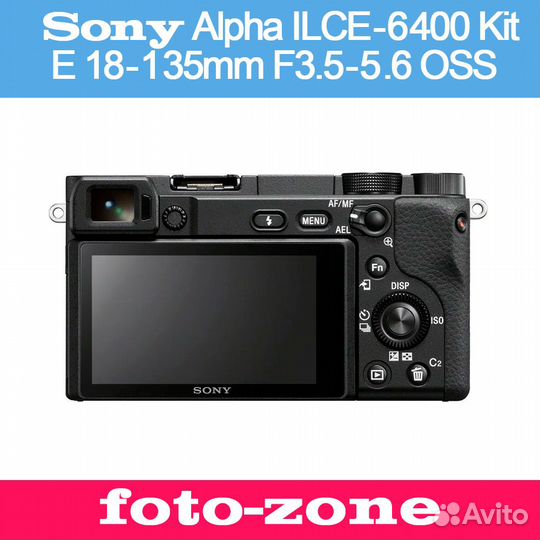 Sony Alpha ilce-6400 Kit E 18-135mm F3.5-5.6 OSS