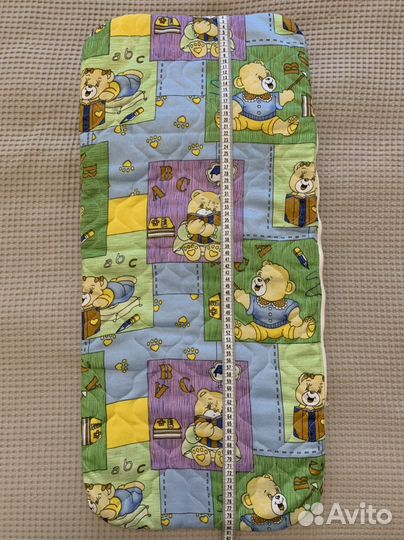 Матрас кокосовый в люльку/коляску 80*36