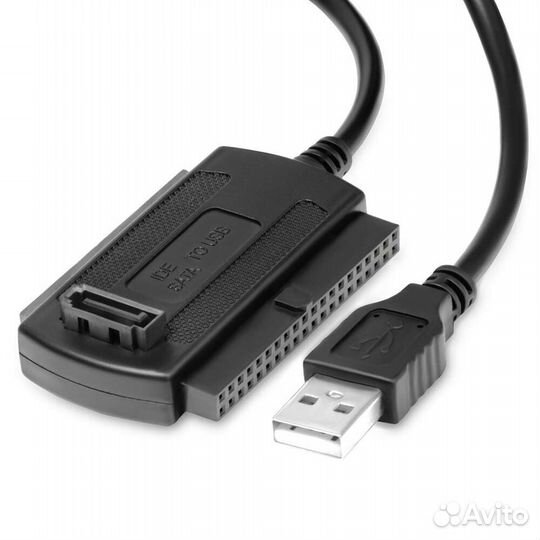 Конвертер-переходник, USB 2.0 к SATA/IDE поддержка