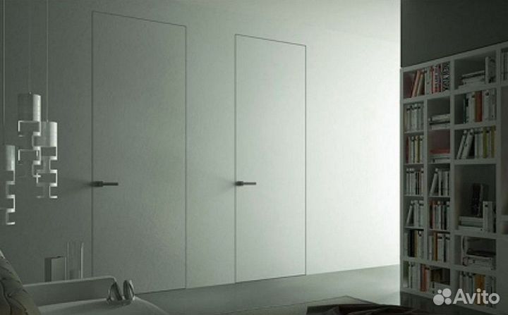 Скрытые межкомнатные двери под отделку