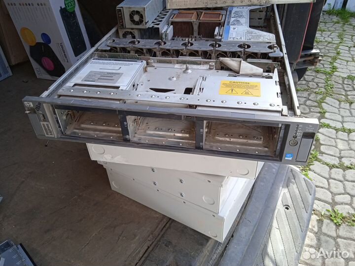 Сервер HP Proliant DL380 запчасти / разбор