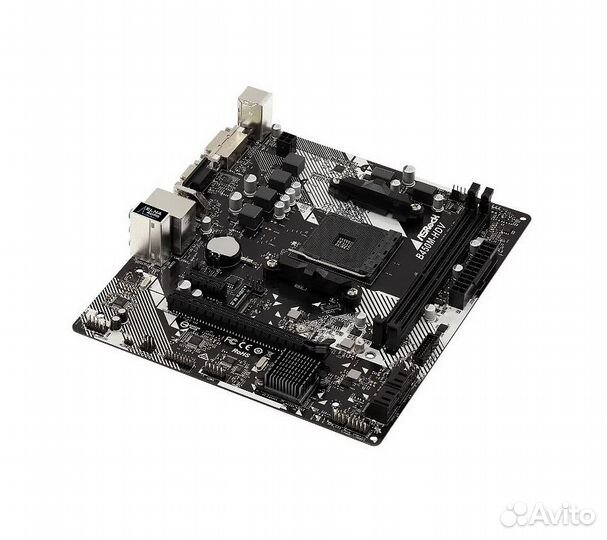 Материнская плата Asrock B450M-HDV R4.0 Soc-AM4 AM