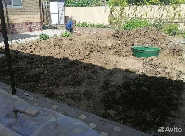 Установка канализации септик под ключ