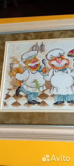 Картина вышитая крестом
