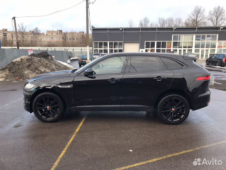 Jaguar F-Pace 2.0 AT, 2017, битый, 170 328 км