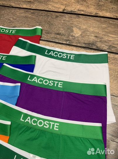 Мужские трусы Lacoste боксеры нижнее белье