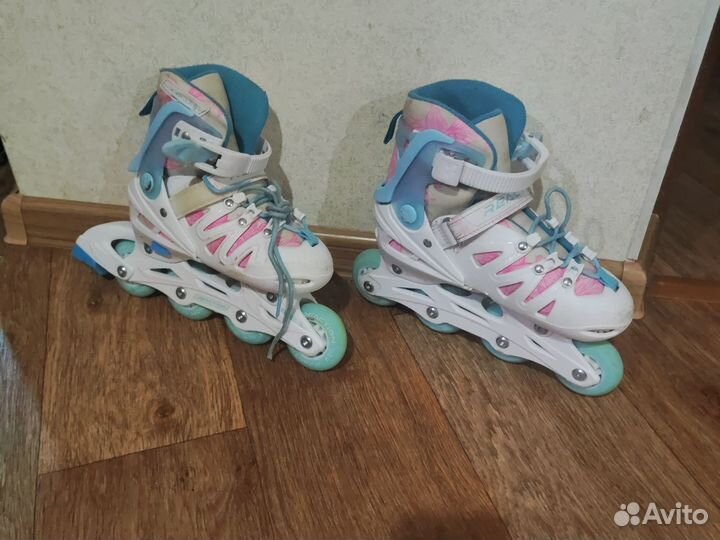 Роликовые коньки детские раздвижные reaction 32-35