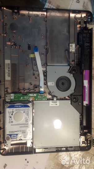 Ноутбук Asus x 540 dn на разбор