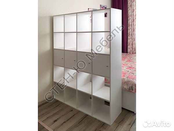 Стеллаж 5х4 (аналог IKEA Каллакс) белый