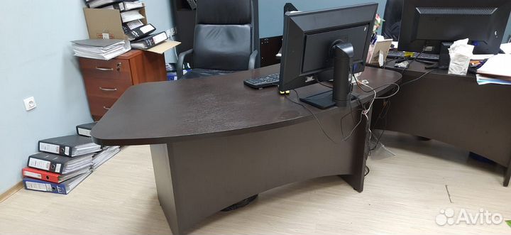 Стол письменный руководителя мдф офисный