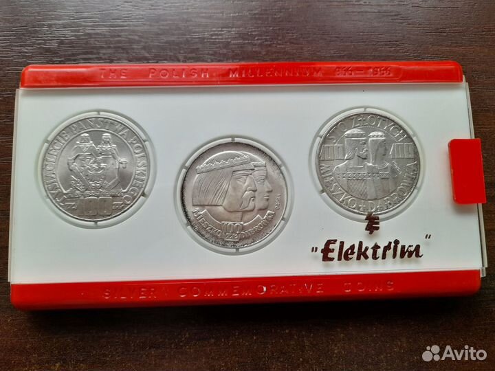 Очень редкая.серебряная монета польши.сохран unc