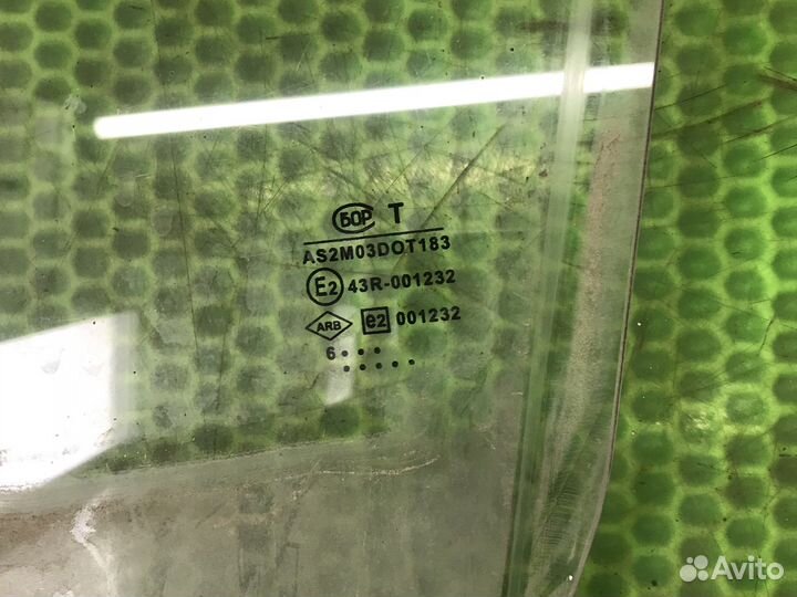 Стекло переднее левое renault logan 1