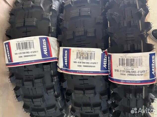 Mitas Terra Force-EF 140/80-18 желтая полоса