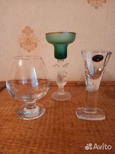 Фужер,рюмка,подсвечник СССР