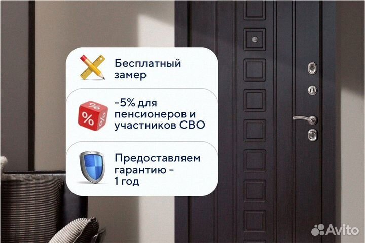 Дверь входная правая