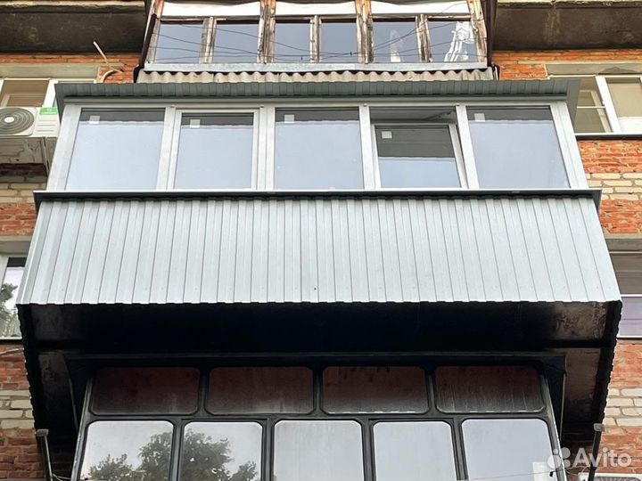 Отделка остекление расширение балкона
