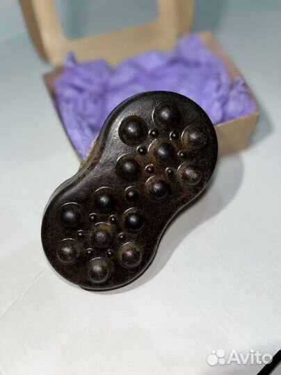 Массажное мыло с люфойи кофейным скрабом