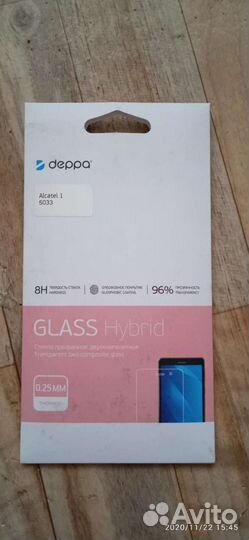 Защитное стекло на Alcatel 1 5033