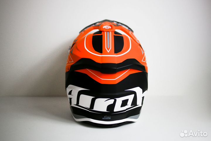 Мотошлем Airoh strycker skin orange matt