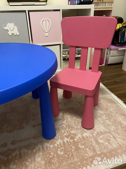 Детский столик и стульчик IKEA