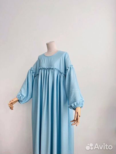 Платье со сборкой