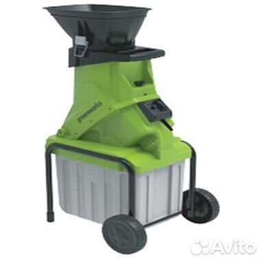Измельчитель веток электрический Greenworks