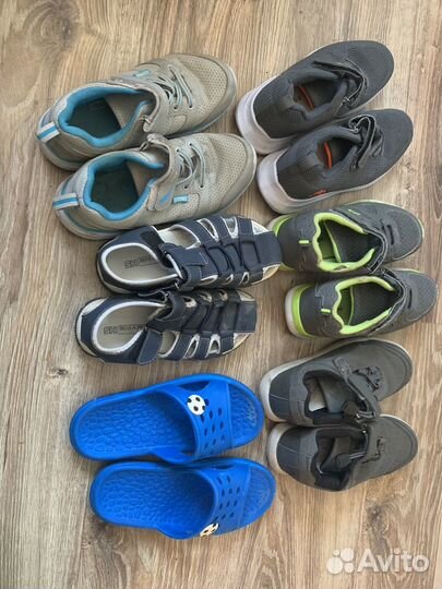 Кроссовки детские шлепки 32-34