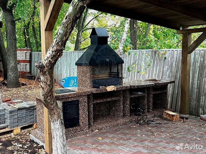 Модульные барбекю без грязи и стройки на участке