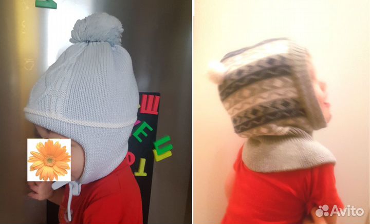 48-50 р шерсть зимние шапка, шлем Linasbaby, Amal