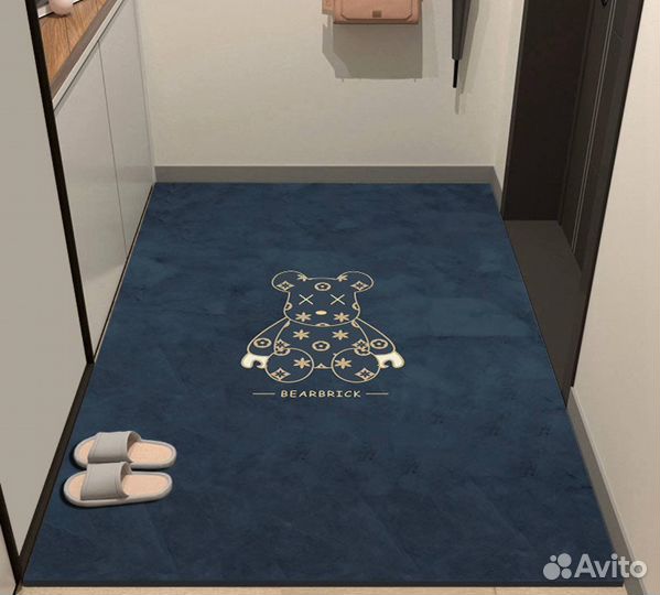 Kaws Bearbrick коврик 60*40
