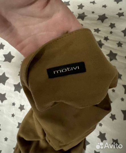 Мини-юбка рыжая motivi ковбойский стиль