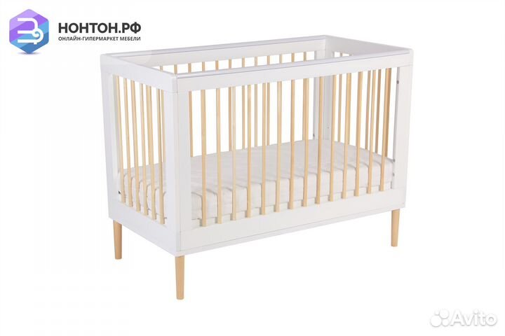 Кроватка детская Polini kids Simple 360 белый / на