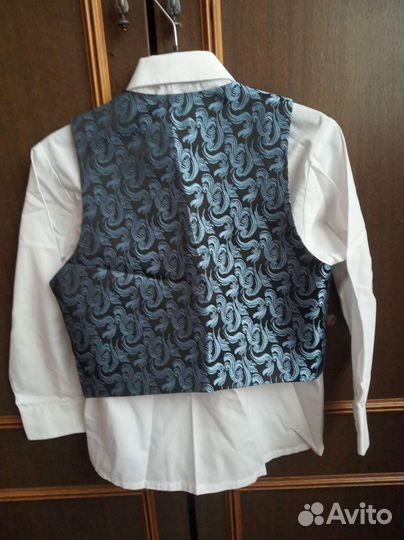 Тройка: рубашка, брюки, жилет на мальчика