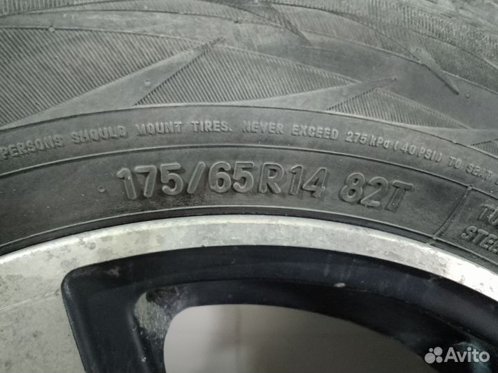 Литье диски r14 4x100 бус зимней резиной