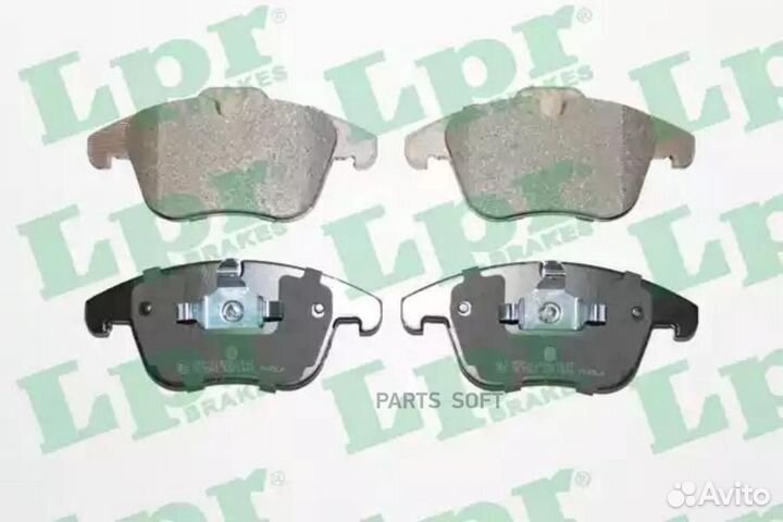Колодки тормозные citroen C5 1.6-2.0 08- передние без датч. 05P1486 LPR