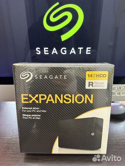 Seagate 14Tb Новый Expansion внешний