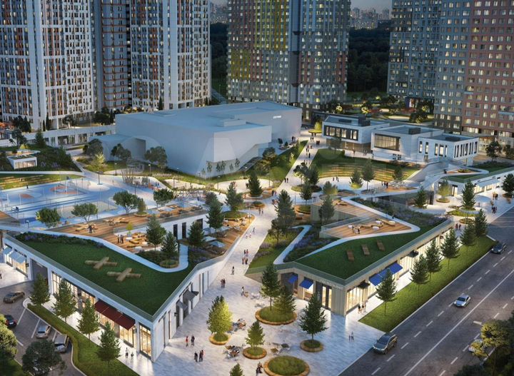 Апартаменты-студия, 29,7 м², 22/28 эт.