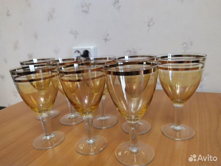 Стеклянные фужеры СССР