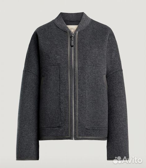 Пальто 12 storeez из шерсти укороченное