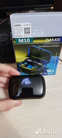 Блютуз наушники tws powerbank встроенный