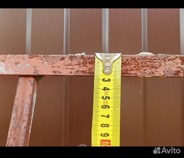 Забор металлический секционный