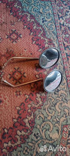 Зеркала для мотоцикла, советские, хром