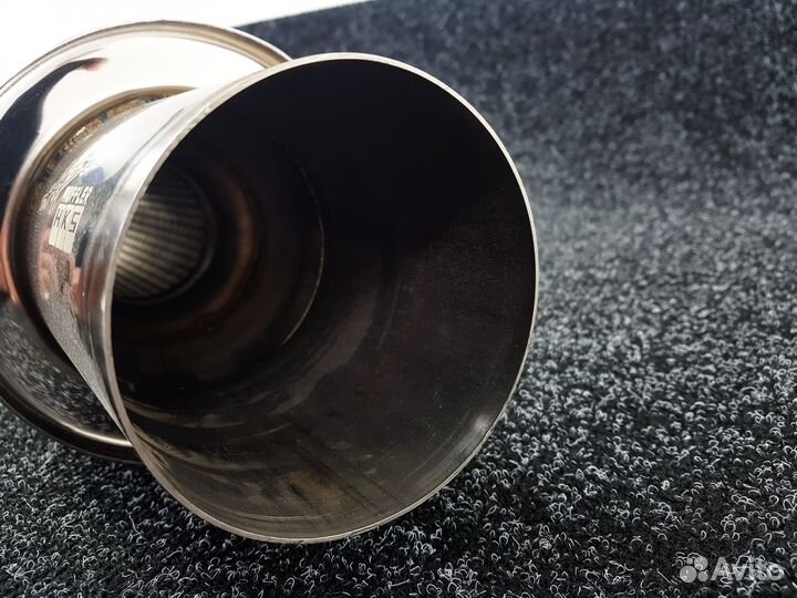 Бочка HKS Chrome style 63мм - Универсальный глушит