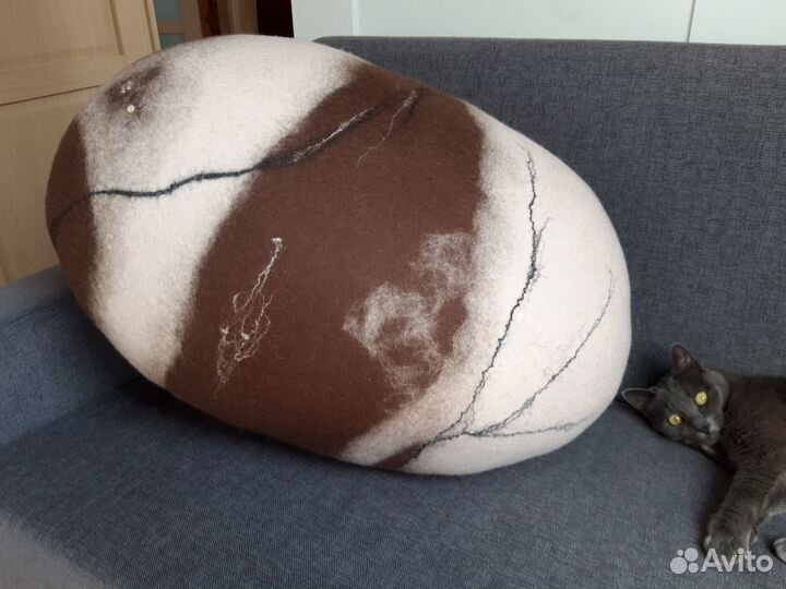 Декоративные подушки из шерсти