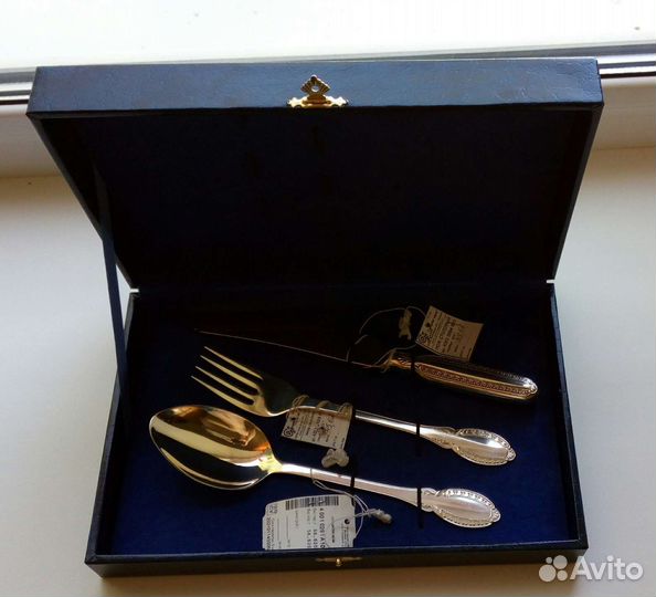 Серебряный столовый набор