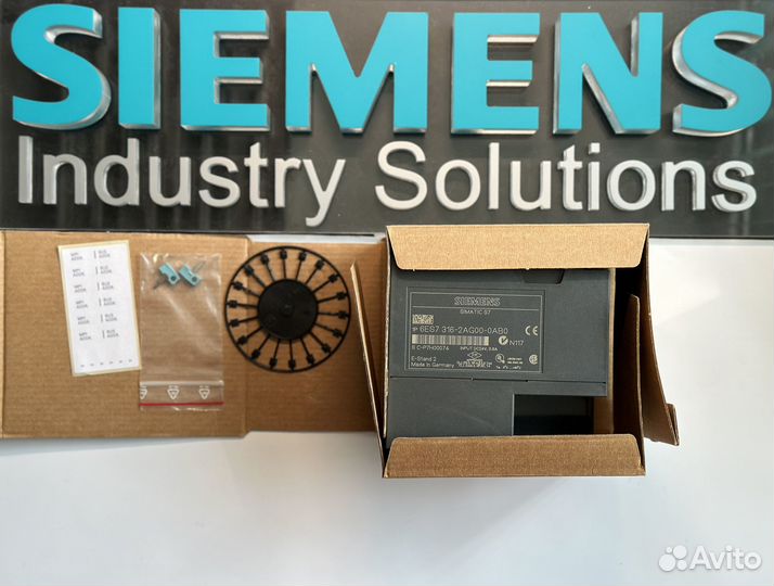 Проц. Siemens 6ES7316-2AG00-0AB0 оригинал
