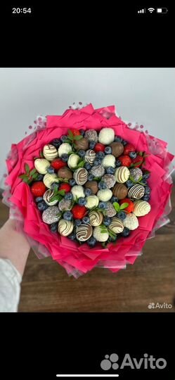 Букет из клубники в шоколаде