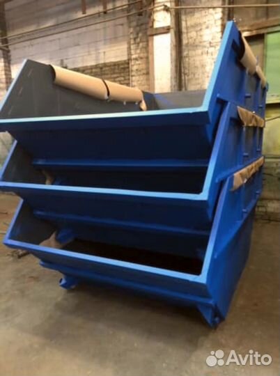 Бункер мусорный контейнер 8 кубов(лодочка)