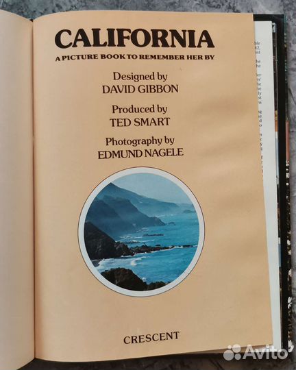 Книга. California. Picture book